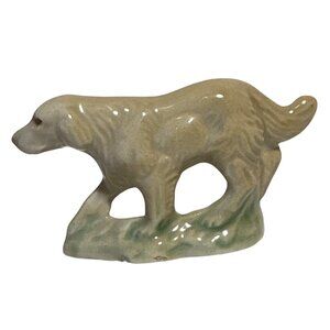 Wade Whimsie Retriever Dog Land 1984 Pets Series Red Rose Tea